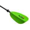 Sting Ray Fiberglass 2 piece Snap Button Kayak Paddle - Electric Green