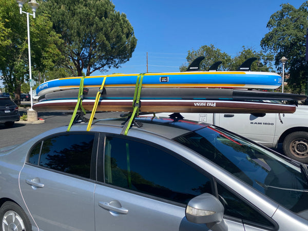 How to Transport a Paddle Board Without Roof Racks – SUP California