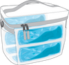 PackIt® Freezable Newport Cooler, Azure Blue