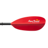 Manta Ray Fiberglass 2 piece Snap Button Kayak Paddle - Sunset Red