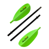 Manta Ray Fiberglass 2 piece Snap Button Kayak Paddle - Electric Green