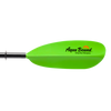 Manta Ray Fiberglass 2 piece Snap Button Kayak Paddle - Electric Green